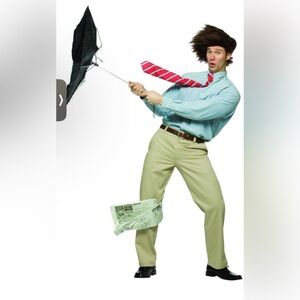 Rasta Imposta Caught in the rain adult costume. Nwt